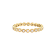14k Solid Gold Bezel Ring