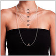 Big Gothic Initial Necklace
