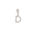 dainty-and-gold-jewelry - Block CZ stone Initial Pendant