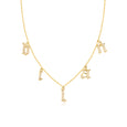 Gothic Initial Necklace