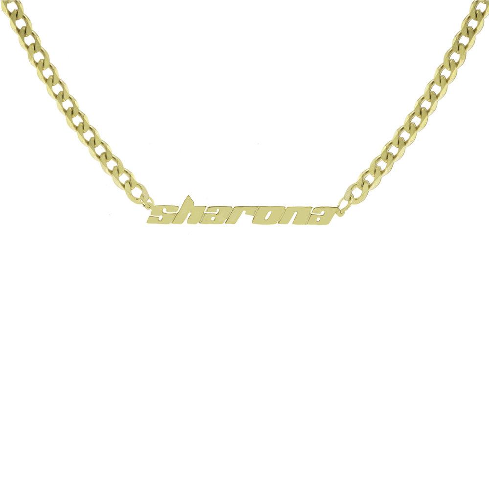 dainty-and-gold-jewelry - MINIMALIST NAME NECKLACE